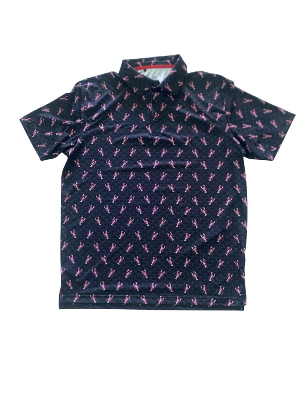 Scales Men's Golf Fishing Polo  - Lobsta Size L